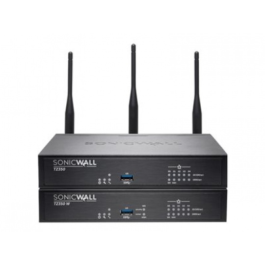 SonicWall TZ350 Wireless-AC - Advanced - bezpečnostní zařízení - GigE - Wi-Fi 5 - 2.4 GHz, 5 GHz - SonicWALL Secure Upgrade Plus Program (3 roky)
