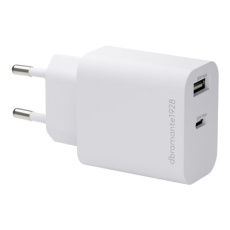 dbramante1928 re-charge - Síťový adaptér - 18W - 30 Watt - 3 A - PD/PPS - 2 výstupní konektory (USB-C, USB) - bílá - Evropa