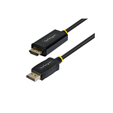 Startech - Kabel adaptéru - DisplayPort s piny (male) do HDMI s piny (male) - 1 m - aktivní, podpora 4K60Hz, podpora HDR Startech - Kabel adaptéru - DisplayPort s piny (male) do HDMI s piny (male) - 1 m - aktivní, podpora 4K60Hz, podpora HDR