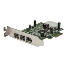 StarTech.com 3 Port 2b 1a Low Profile 1394 PCI Express FireWire Card Adapter - Adaptér firewire - PCIe nízký profil - FireWire 800 - 2 porty + 1 x FireWire