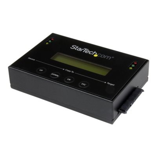 StarTech.com 11 Standalone Hard Drive Duplicator with Disk Image Library Manager For Backup & Restore, Store Several Images on one 2.53.5 SATA Drive, HDDSSD Cloner, No PC Required - TAA Compliant - Duplikátor pevného disku - 2 zásuvky (SATA-600) - pro P/N: SVA12M5NA