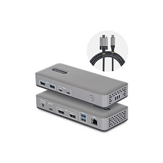 Startech - Dokovací stanice - pro laptop - USB-C 3.2 Gen 2 - 2 x DP - 1GbE - Velká Británie, Evropa Startech - Dokovací stanice - pro laptop - USB-C 3.2 Gen 2 - 2 x DP - 1GbE - Velká Británie, Evropa