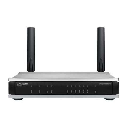LANCOM 1800EFW - Bezdrátový router 5portový switch - 1GbE - Wi-Fi 6 - Dual Band