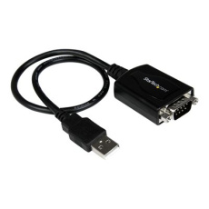 StarTech.com 1 ft USB to RS232 Serial DB9 Adapter Cable with COM Retention - Sériový adaptér - USB - RS-232 - černá StarTech.com 1 ft USB to RS232 Serial DB9 Adapter Cable with COM Retention - Sériový adaptér - USB - RS-232 - černá