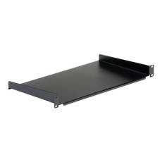 StarTech.com 1U Fixed Server Rack Mount Shelf, 10in Deep Steel Universal Cantilever Tray for 19" AV/Data/Network Equipment Rack with Cage Nuts & Screws, 44lbs Weight Capacity, 10" Deep - 1U Network Rack Shelf (CABSHELF1U10) - Police skříně - černá - 1U - 10"