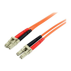 Startech 1m Fiber Optic Cable - Multimode Duplex 62.5/125 - LSZH - LC/LC - OM1 - LC to LC Fiber Patch Cable (FIBLCLC1) - Sítový kabel - multirežim LC (M) do multirežim LC (M) - 1 m - 1 m - optické vlákno - duplex - 62,5 / 125 mikron - podložka - oranžová