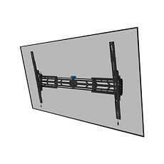 Neomounts WL35S-950BL19 - Montážní sada (montáž na zeď) - těžký provoz - pro plochý panel - uzamykatelný - černá - velikost obrazovky: 55"-115"