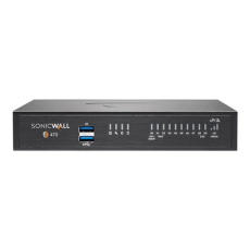 SonicWall TZ Series (Gen 7) TZ470 - Bezpečnostní zařízení - s 3 roky slu?by Essentials Protection Service Suite a Cloud Secure Edge na 1 rok SIA-Basic (10 u?ivatelů) a 1 rok SPA-Advanced (3 u?ivatelé) - 1GbE, 2.5GbE - SonicWall Promotional Tradeup - desktop