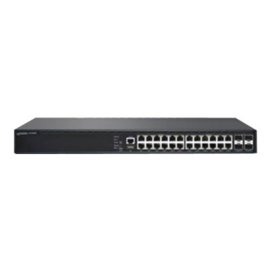 LANCOM GS-4530X - Prepínac - rízený - 12 x 10/100/1000 + 12 x 100/1000/2.5G + 4 x 1 Gigabit / 10 Gigabit SFP+ + 2 x 10/40 Gigabit QSFP+ - desktop