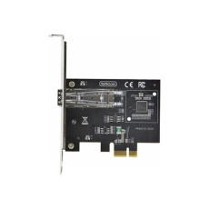 StarTech.com 1-Port GbE SFP Network Card, PCIe 2.1 x1, Intel I210-IS, 1GbE Controller, 1000BASE Copper/Fiber Optic, Single-Port Gigabit Ethernet NIC, Desktop/Server Backplanes - Windows and Linux Compatible (P011GI-NETWORK-CARD) - Sítový adaptér - PCIe 2.0 - Gigabit SFP x 1 - cerná StarTech.com 1-Port GbE SFP Network Card, PCIe 2.1 x1, Intel I210-IS, 1GbE Controller, 1000BASE Copper/Fiber Optic, Single-Port Gigabit Ethernet NIC, Desktop/Server Backplanes - Windows and Linux Compatible (P011GI-NETWORK-CARD) - Sítový adaptér - PCIe 2.0 - Gigabit SFP x 1 - cerná