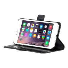 dbramante1928 Copenhagen - Pouzdro s klopou pro mobilní telefon - Indická usen s prírodním lícem - cerná - pro Apple iPhone 8 Plus