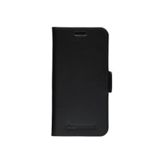 dbramante1928 Copenhagen Slim - Pouzdro s klopou pro mobilní telefon - kuže full-grain - cerná - pro Apple iPhone 12 mini