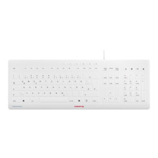 CHERRY STREAM - Klávesnice - USB - německá - klávesový spínač: CHERRY SX - bělavě šedá CHERRY STREAM - Klávesnice - USB - německá - klávesový spínač: CHERRY SX - bělavě šedá