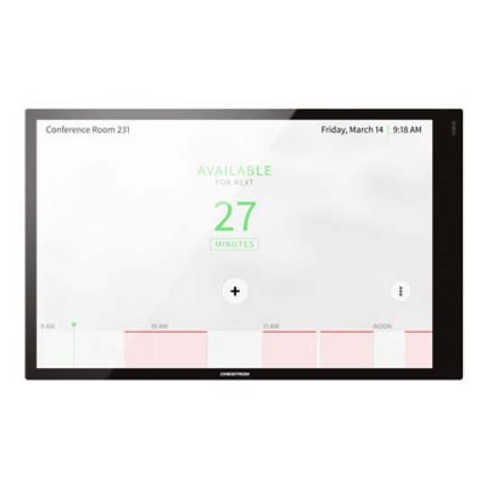 Crestron TSW-1070-B-S - Ovládací panel s dotykovou obrazovkou - bezdrátový, kabelové - Bluetooth, 802.11a/b/g/n/ac - 2.4 Ghz, 5 GHz - 10/100 Ethernet - hladká černá