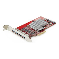 StarTech.com - USB adaptér - PCIe 3.0 x4 nízký profil - USB 3.2 Gen 2 x 4 - cervená - kompatibilní s TAA StarTech.com - USB adaptér - PCIe 3.0 x4 nízký profil - USB 3.2 Gen 2 x 4 - cervená - kompatibilní s TAA
