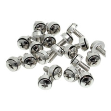 StarTech.com M6 x 12mm - Screws - 100 Pack - M6 Mounting Screws for Server Rack & Cabinet (CABSCREWSM62) - Sada šroubů (balení 100) StarTech.com M6 x 12mm - Screws - 100 Pack - M6 Mounting Screws for Server Rack & Cabinet (CABSCREWSM62) - Sada šroubů (balení 100)