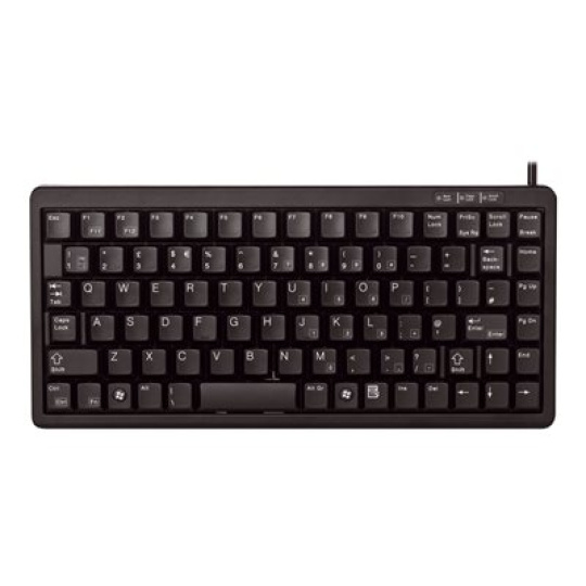 CHERRY Compact-Keyboard G84-4100 - Klávesnice - PS/2, USB - německá - černá