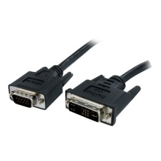StarTech.com 2m DVI to VGA Display Monitor Cable M/M DVI to VGA (15 Pin) - Video kabel - HD-15 (VGA) (M) do DVI-A (M) - 2 m - lisovaný, krídlové šrouby - cerná