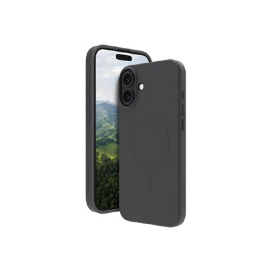 dbramante1928 Greenland Pro - Zadní kryt pro mobilní telefon - kompatibilita s MagSafe - plast - nocní cern - pro Apple iPhone 16 Plus