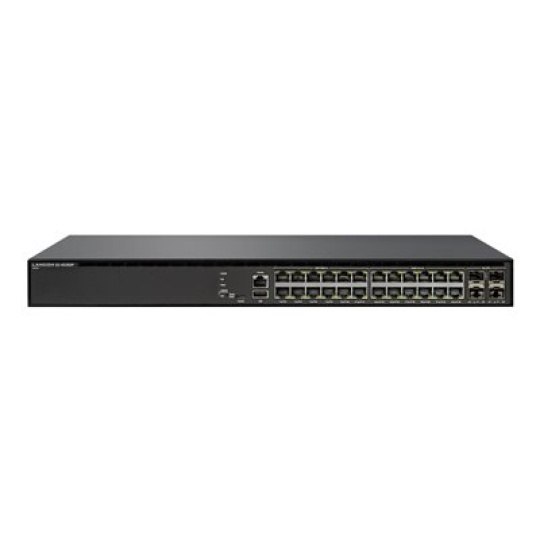 LANCOM GS-4530XP - Prepínac - L3 - rízený - 12 x 10/100/1000 (PoE+) + 12 x 100/1000/2.5G (PoE+) + 4 x SFP+ + 2 x QSFP+ - Lze montovat do rozvadece - PoE+ (720 W)