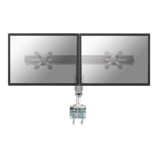 Neomounts by Newstar FPMA-D940D - Montážní sada - full-motion - pro Displej LCD - stříbrná - velikost obrazovky: 10"-24" - upevnění svorkou, upevnitelné na stůl