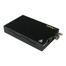 StarTech.com Singlemode (SM) LC Fiber Media Converter for 1Gbe Network - 20km - Gigabit Ethernet - 1310nm - with SFP Transceiver (ET91000SM20) - Konvertor médií s optickými vlákny - 1GbE - 1000Base-LX, 1000Base-T - RJ-45 / jednoduchý režim LC - až 20 km - 1310 nm - pro P/N: SVA12M2NEUA, SVA12M5NA