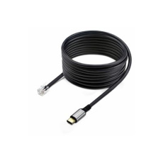 StarTech.com USB-C to RJ9 Adapter for Office Phone Handset or Wired/Wireless Headset, Use Existing Landline Hardware, 6ft/1.8m, For Laptop/Desktop Computer/Mobile - Adaptér na sluchátka - 24 pin USB-C s piny (male) do RJ-9 s piny (male) - 1.8 m - cerná - bus powered