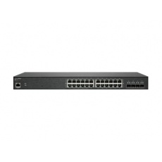 SonicWall Switch SWS14-24 - Přepínač - řízený - 24 x 10/100/1000 + 4 x 10 Gigabit SFP+ - Lze montovat do rozvaděče - s 3 roky podpora 24x7