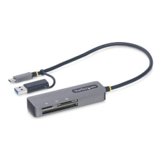 StarTech.com USB 3.0 Multi-Media Memory Card Reader, SD/microSD/CompactFlash Card Reader, Portable USB 5Gbps Card Adapter, External USB-C Card Reader with Attached USB-A Adapter - Works with Any Operating System (FCREADMICRO3V2) - Čtečka karet (CF II, microSDHC, microSDXC, SDHC, SXC, SD 3.0 UHS-I) - USB 3.0/USB-C StarTech.com USB 3.0 Multi-Media Memory Card Reader, SD/microSD/CompactFlash Card Reader, Portable USB 5Gbps Card Adapter, External USB-C Card Reader with Attached USB-A Adapter - Works with Any Operating System (FCREADMICRO3V2) - Čtečka karet (CF II, microSDHC, microSDXC, SDHC, SXC, SD 3.0 UHS-I) - USB 3.0/USB-C