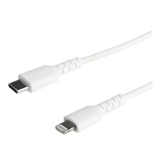 StarTech.com (1m) Durable White USB-C to Lightning Cable, Heavy Duty Rugged Aramid Fiber USB Type A to Lightning Charger/Sync Power Cord, Apple MFi Certified iPad/iPhone 12 Pro Max - iPhone 7/8/11/11 Pro - Kabel Lightning - Lightning s piny (male) do 24 pin USB-C s piny (male) - 1 m - bílá StarTech.com (1m) Durable White USB-C to Lightning Cable, Heavy Duty Rugged Aramid Fiber USB Type A to Lightning Charger/Sync Power Cord, Apple MFi Certified iPad/iPhone 12 Pro Max - iPhone 7/8/11/11 Pro - Kabel Lightning - Lightning s piny (male) do 24 pin USB-C s piny (male) - 1 m - bílá