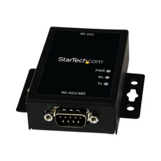 StarTech.com Industrial RS232 to RS422/485 Serial Port Converter w/ 15KV ESD Protection - RS232 to RS 422 RS485 Converter Adapter (IC232485S) - Sériový adaptér - RS-232 - RS-422/485 x 1 - cerná