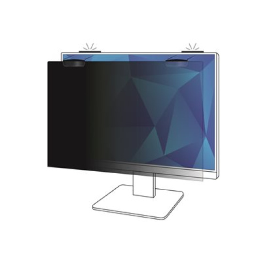 3M - Filtr displeje ke zvýšení soukromí - dvoucestné - 24" - černá - pro Apple iMac (24 palec)