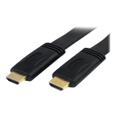 StarTech.com 5m Flat High Speed HDMI Cable with Ethernet Ultra HD 4kx2k - Kabel HDMI s ethernetem - HDMI s piny (male) do HDMI s piny (male) - 5 m - odstíněný - černá StarTech.com 5m Flat High Speed HDMI Cable with Ethernet Ultra HD 4kx2k - Kabel HDMI s ethernetem - HDMI s piny (male) do HDMI s piny (male) - 5 m - odstíněný - černá