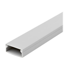 StarTech.com Solid Cable Management Raceway with Cover, 1-1/2"(38mm)W x 5/8"(16mm)H, 6.5ft(2m) length, Single Channel PVC Network/Power Cord Hider/Wall Wire Duct, Max 30 Cables, UL Listed - UL94 V0, M1 Fire Rated (CBMWD3816) - Kabelová dráha - 2 cm - šedá - kompatibilní s TAA