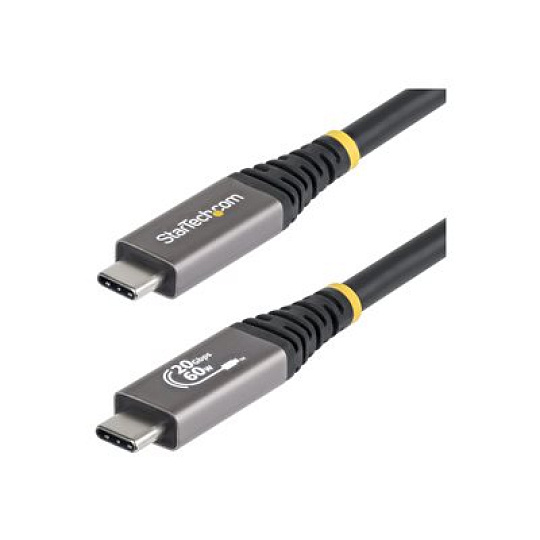 StarTech - USB kabel - USB-C (M) do USB-C (M) - USB 3.2 / USB4 / Thunderbolt 3 / Thunderbolt 4 / DisplayPort - 3 m - pasivní, podpora 4K120Hz, drsný, flexibilní - cerná