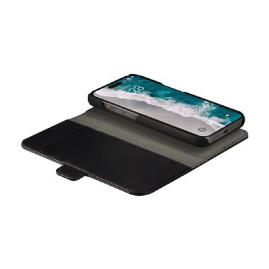 dbramante1928 Stockholm - Pouzdro s klopou pro mobilní telefon - polyuretan (PU), plast - černá - pro Apple iPhone 15 Pro Max