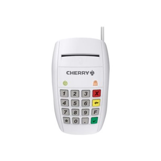 CHERRY SmartTerminal ST-2100 - Čtečka karet SMART - USB - bílá