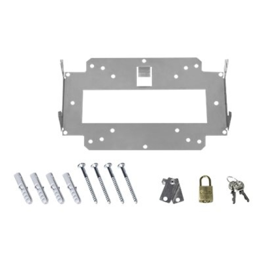 LANCOM Wall Mount + Lock (LN) - Sada pro montáž sítového zarízení - montáž na strop, montáž na stenu (balení 10)