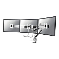 Neomounts NM-D775DX3 - Montážní sada - plný pohyb - pro 3 LCD displeje - hliník - bílá - velikost obrazovky: 17"-24" - upevnění svorkou, průchodka, upevnitelné na stůl Neomounts NM-D775DX3 - Montážní sada - plný pohyb - pro 3 LCD displeje - hliník - bílá - velikost obrazovky: 17"-24" - upevnění svorkou, průchodka, upevnitelné na stůl
