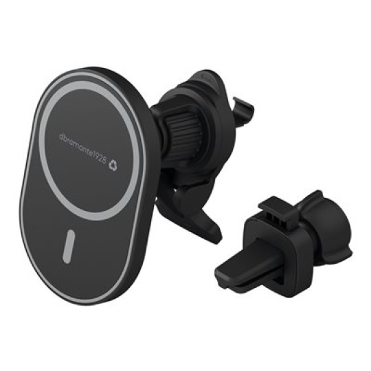 dbramante1928 re-charge - Držák bezdrátové nabíjecky do auta - 15 Watt - cerná