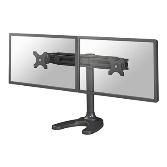 Neomounts FPMA-D700DD - Stojan - plný pohyb - pro 2 LCD displeje - černá - velikost obrazovky: 19"-30" - stolní stojan, průchodka, upevnitelné na stůl