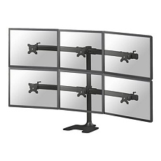 Neomounts FPMA-D700DD6 - Stojan - pro 6 LCD displejů - černá - velikost obrazovky: 10"-27" - stolní stojan, upevnitelné na stůl Neomounts FPMA-D700DD6 - Stojan - pro 6 LCD displejů - černá - velikost obrazovky: 10"-27" - stolní stojan, upevnitelné na stůl