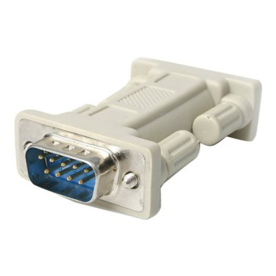 StarTech.com DB9 RS232 Serial Null Modem Adapter - M/M - Null modem adapter - DB-9 (M) to DB-9 (M) - NM9MM - Null modem adapter - DB-9 (M) do DB-9 (M) - pro P/N: SV1115IPEXGB, SV1115IPEXT, SV1110IPEXT-KIT, SV1110IPEXGB, SV1110IPEXT