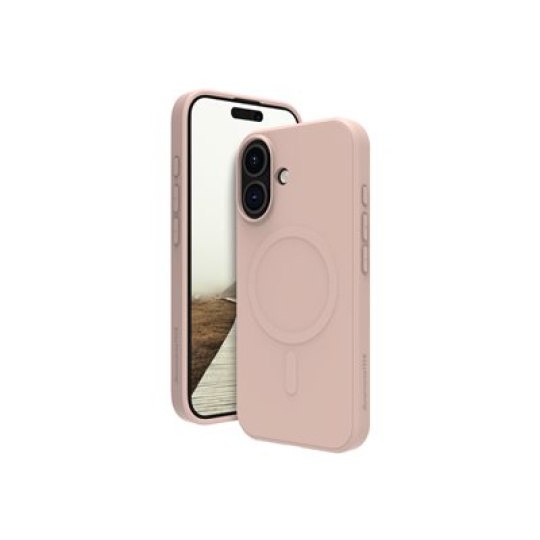 dbramante1928 Greenland Pro - Zadní kryt pro mobilní telefon - Qi - kompatibilita s MagSafe - plast - ružová pink sand - pro Apple iPhone 16