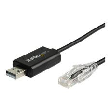 StarTech.com 6 ft (1.8 m) Cisco USB Console Cable - USB to RJ45 Rollover Cable - 460Kbps - Windows, Mac and Linux Compatible - M/M (ICUSBROLLOVR) - Sériový kabel - USB (M) do RJ-45 (M) - 1.8 m - USB 2.0 - černá StarTech.com 6 ft (1.8 m) Cisco USB Console Cable - USB to RJ45 Rollover Cable - 460Kbps - Windows, Mac and Linux Compatible - M/M (ICUSBROLLOVR) - Sériový kabel - USB (M) do RJ-45 (M) - 1.8 m - USB 2.0 - černá