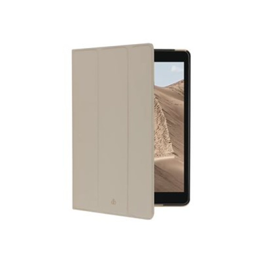 dbramante1928 Milan - Pouzdro s klopou pro tablet - plně zrnitá kůže s jemnou strukturou - písečná duna - 10.2" - pro Apple 10.2-inch iPad (9. generace)