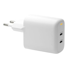dbramante1928 re-charge - Sítový adaptér - 45 Watt - PD, QC - 2 výstupní konektory (24 pin USB-C) - bílá - Evropa