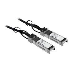 StarTech.com Cisco SFP-H10GB-CU5M Compatible 5m 10G SFP+ to SFP+ Direct Attach Cable Twinax, 10GbE SFP+ Copper DAC 10Gbps Low Power Passive Mini GBIC/Transceiver Module DAC, 10G SFP+ Cable - Lifetime Warranty (SFPCMM5M) - Kabel pro přímé připojení - SFP+ do SFP+ - 5 m - diaxiální - pro P/N: PEX10000SFPI, PEX10GSFP4I, PEX20000SFPI StarTech.com Cisco SFP-H10GB-CU5M Compatible 5m 10G SFP+ to SFP+ Direct Attach Cable Twinax, 10GbE SFP+ Copper DAC 10Gbps Low Power Passive Mini GBIC/Transceiver Module DAC, 10G SFP+ Cable - Lifetime Warranty (SFPCMM5M) - Kabel pro přímé připojení - SFP+ do SFP+ - 5 m - diaxiální - pro P/N: PEX10000SFPI, PEX10GSFP4I, PEX20000SFPI