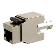 Solarix SXKJ-6-STP-BK - Modul - CAT 6 - STP - RJ-45 - stříbrná Solarix SXKJ-6-STP-BK - Modul - CAT 6 - STP - RJ-45 - stříbrná