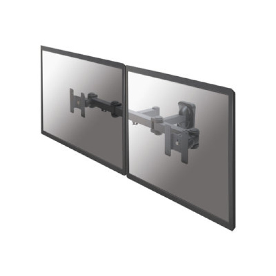 Neomounts by Newstar FPMA-W960D - Držák - full-motion - pro 2 LCD displeje - černá - velikost obrazovky: 10"-27" - montáž na stěnu
